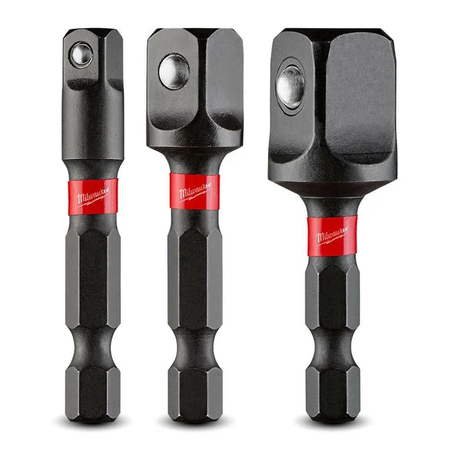 MILWAUKEE 48325033 3 piece Shockwave 1/4" Hex Drive Impact Socket