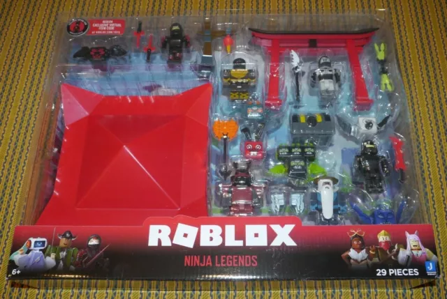 NEW NIB Roblox Ninja Legends Playset 29 Pieces & Exclusive Virtual Code