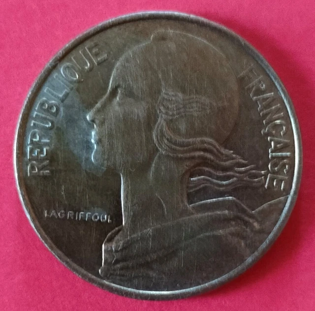 Moneta  Francia , 10 Centimes  del 1976,  circolata