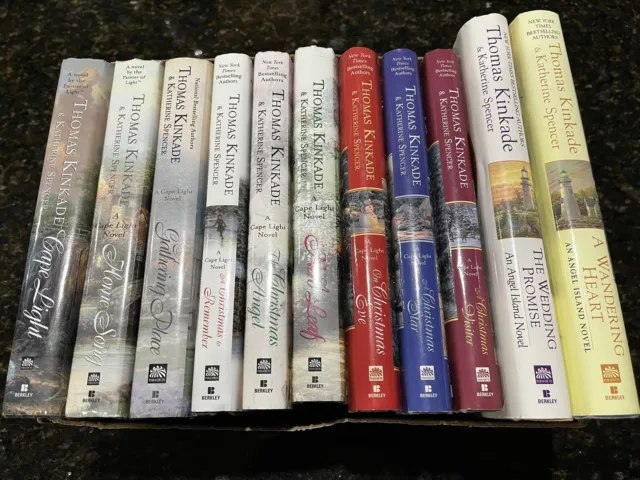 Lot of 9 Cape Light Series by Thomas Kinkade Katherine Spencer + 3 Other Series