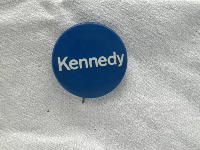 1968 Robert Kennedy Blue White Presidential Political Campaign 1.25” Button Pin