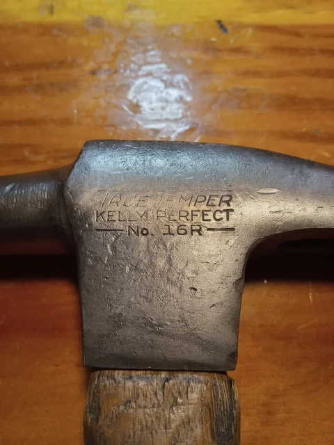 Vintage TRUE TEMPER Kelly Perfect 16R Claw Hammer Original Handle NICE 3
