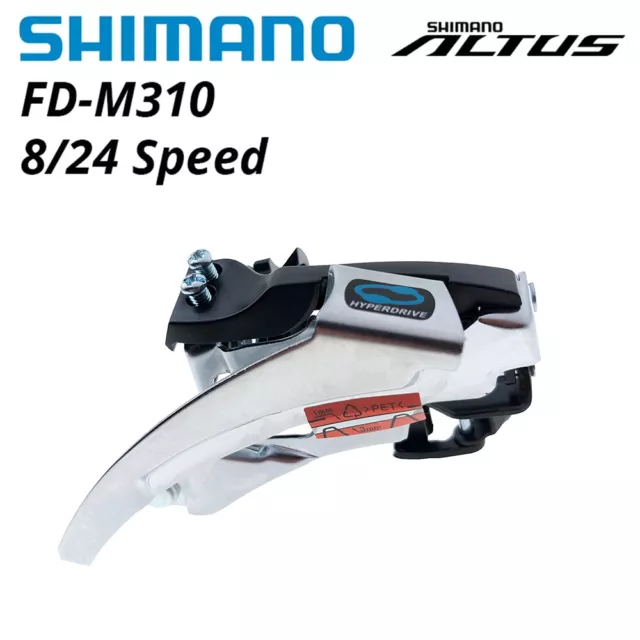 SHIMANO Altus FD-M310 7/8/21/24Speed MTB Front Derailleur Dual Pull 31.8/34.9MM