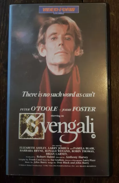 Svengali - Peter O'toole Jodie Foster 1982 VHS Video Film