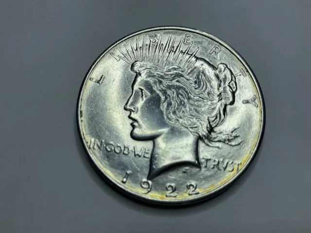 1922 Peace Silver Dollar (Denver Mint) Nice Looking Coin
