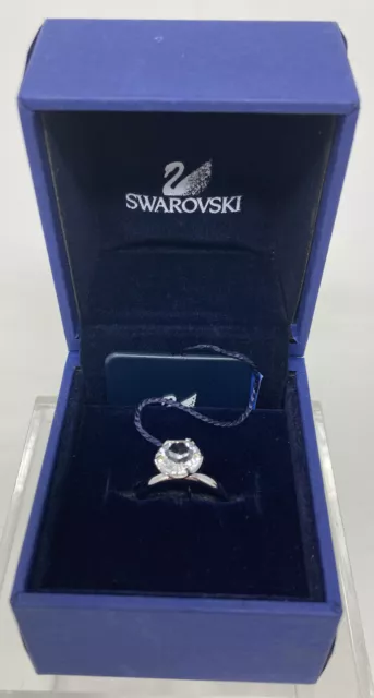 Swarovski Harlequin Clear Ring RHS | Rare & Retired | Size 52/6