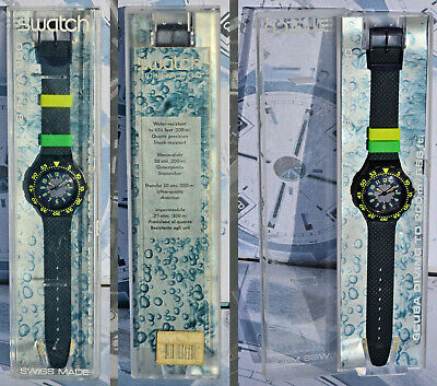 orologio SWATCH SCUBA 200 ROWING canottaggio SDV101 del 1993 NUOVO con scatola