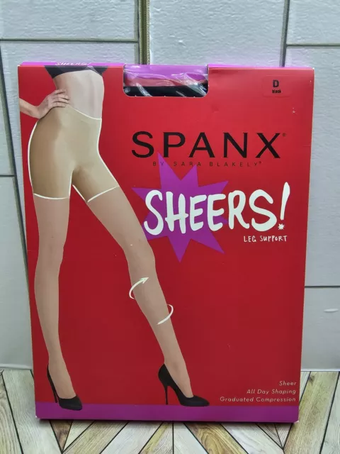STAR POWER BY SPANX Women's Black Stand-Out Shaping Sheers Sz A 139769  $16.59 - PicClick