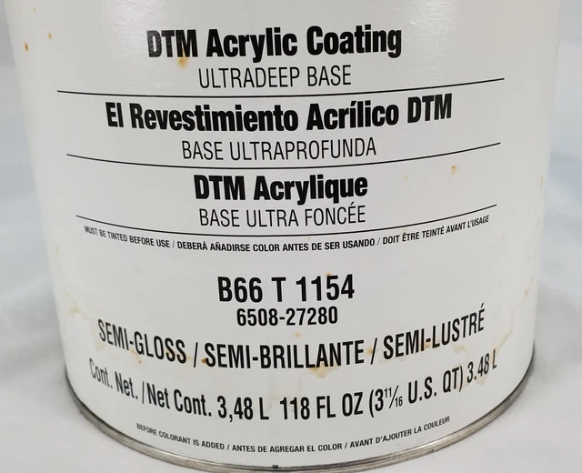 SHERWIN WILLIAMS PRO Industrial DTM Acrylic Coating Ultradeep Base Semi