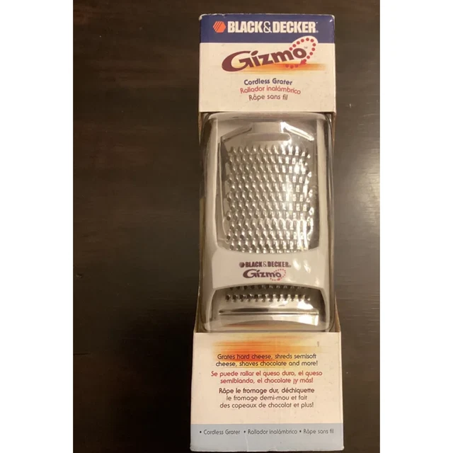 BLACK & DECKER Gizmo Cordless Grater Shredder Shaver Kitchen Tool Model