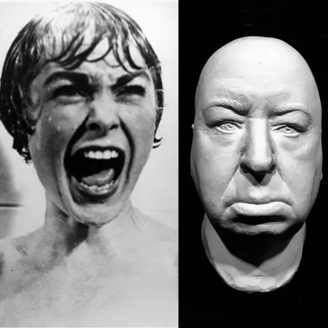 Alfred Hitchcock Life Mask Psycho The Birds Master of Suspense Great Detail !!!!