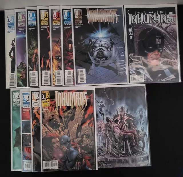 Lot of 13 | 1998 | Marvel INHUMANS #2-12 Run, #1 LTD, DEATH / See Pics /VF-NM