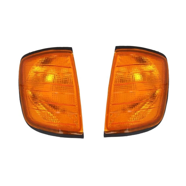 2X Amber Corner Lights Mercedes A124 C124 S124 W124 1984-1993 1248260143