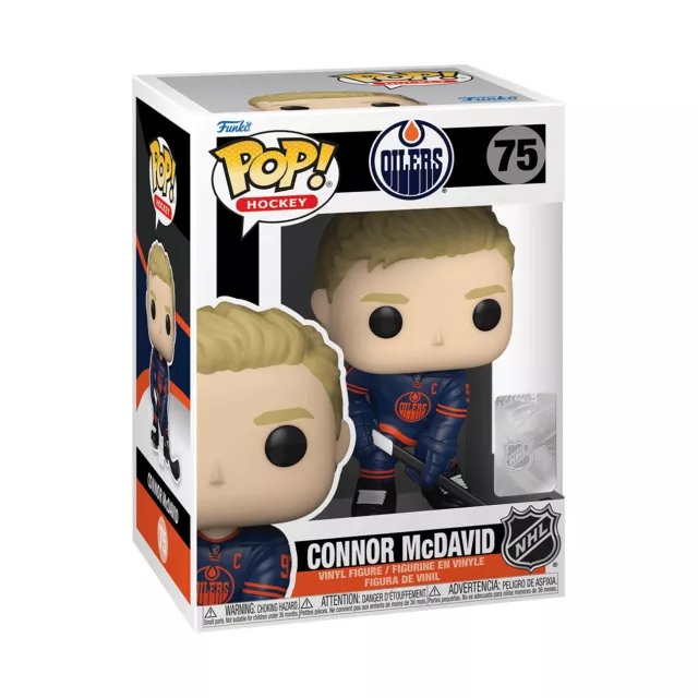 Funko POP! Hockey - NHL Vinyl Figure - CONNOR MCDAVID (Edmonton Oilers) #75