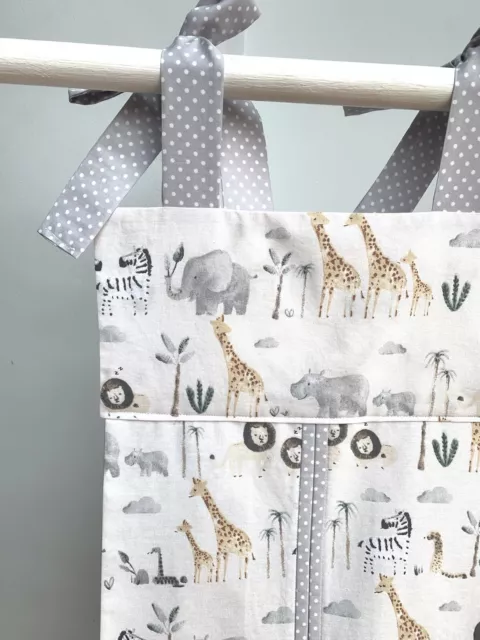 Handmade Jungle Theme Nappy Stacker 3