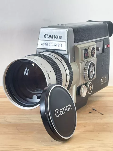 MINT! CANON 814 Auto Zoom Electronic Super8 movie camera FREE SHIPPING WORLDWIDE