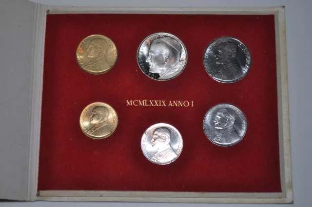 1979 Vatican City John Paul II (I Year) Coin Set - Unc