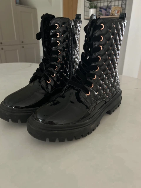 GIRLS BLACK BOOTS size 5 Tesco Never worn Great condition. 8.00 PicClick UK