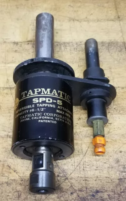 Tapmatic SPD5 #6-1/2" reversible tapping head 1" straight shank 1500RPM max
