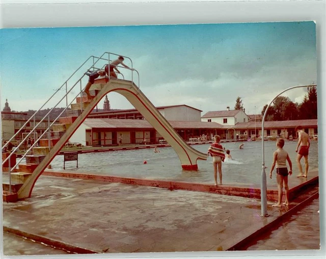 39824191 - 6972 Tauberbischofsheim Schwimmbad Ort handschriftlich Foto Original