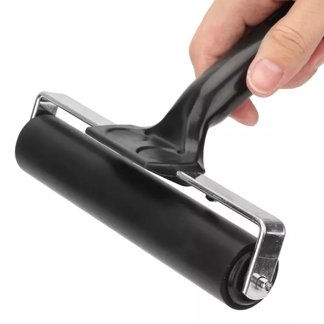 Rubber Brayer Roller Art Ink Painting Printmaking Roller Stamping Tool 15cm ▷