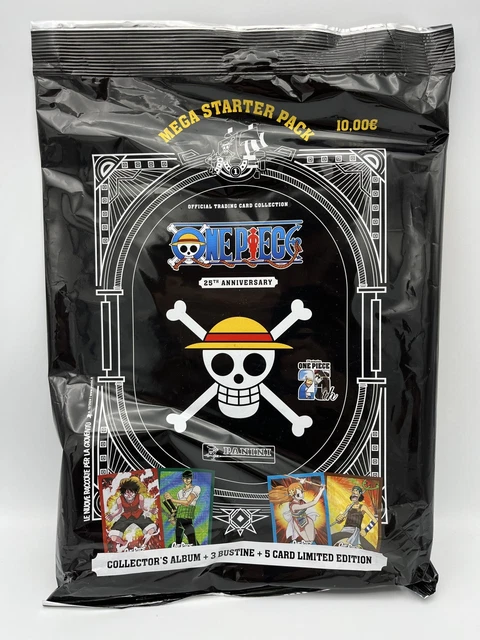 Panini One Piece 25th Anniversary Trading Cards / 1 x Fat Pack Display 10 x Fat Pack Booster