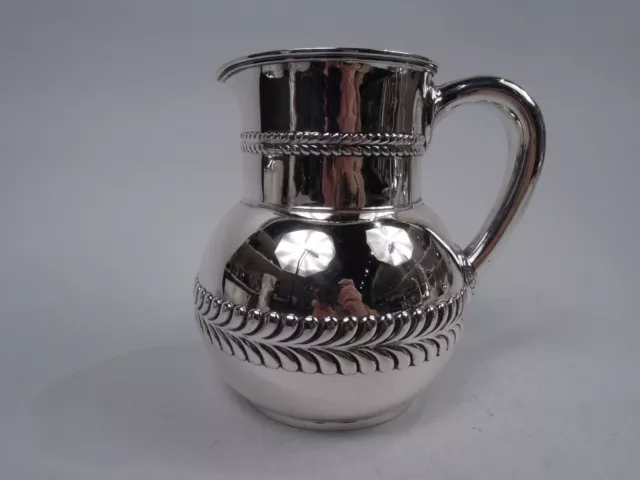 Tiffany Wave Edge Water Pitcher 3077 Antique American Sterling Silver 1873/91