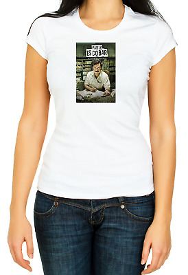 Pablo Emilio Escobar-El Patron del mal WOMEN'S 3/4 Manica Corta T-shirt F096