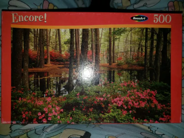 Vintage Forest Puzzle "Cypress Gardens" 500 Piece Roseart Encore!  BRAND NEW