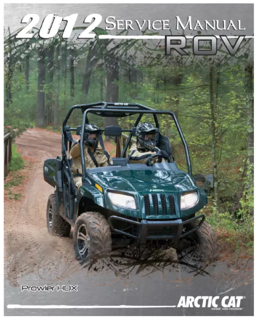Arctic Cat Prowler HDX Service Manual | 2012 | MAILED CD