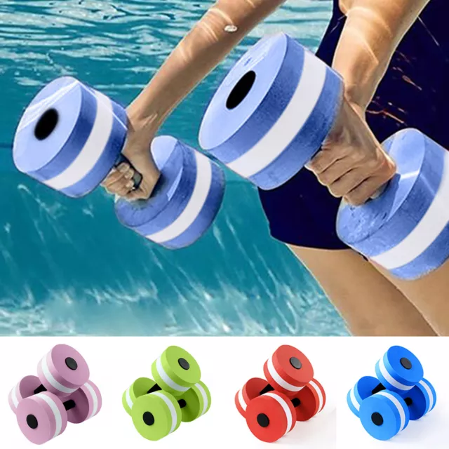Sport Dumbbells Easy to Clean Shrink-proof Water Fitness Barbells Colorfast