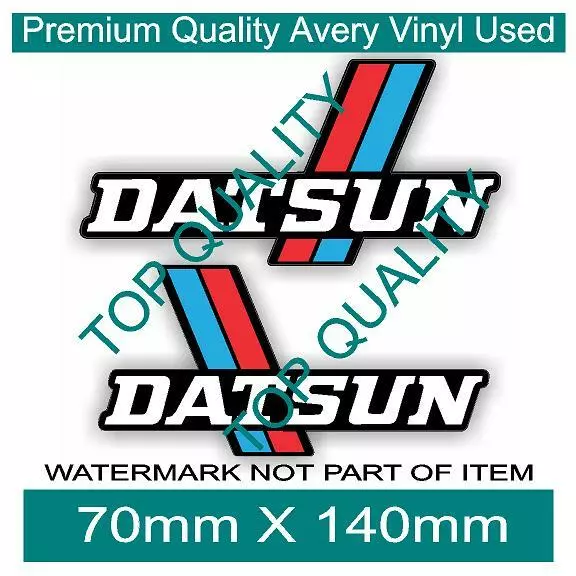 Mirrored Jdm Vintage Datsun Decal Sticker Rally Drift Japanese Retro Stickers