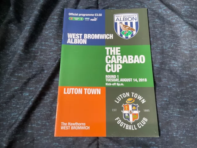 West Bromwich Albion v Luton Town August 2018