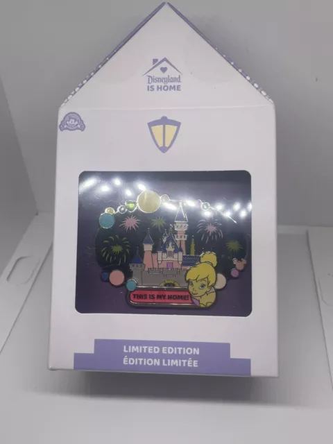 NEW Disneyland is Home Mini Jumbo Pin This is My Home Tinker Bell Tink LE2500