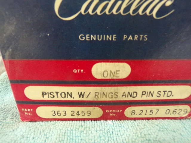 cadillac nos vintage piston and pin