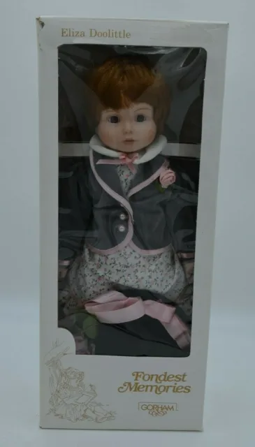NIB Gorham Fondest Memories Musical Porcelain 16" Doll "Eliza Doolittle" VT 813
