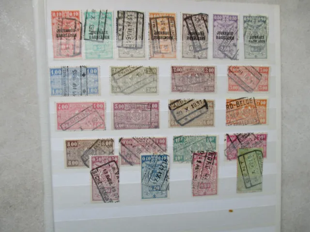 Briefmarken Belgien Zeitungspaketmarken ab 1928  gest
