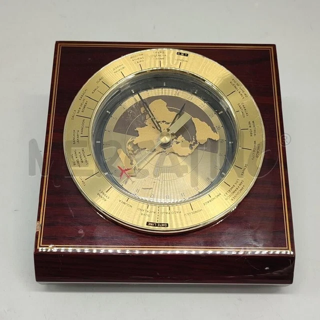 Orologio Da Tavolo Seiko World Clock Vintage