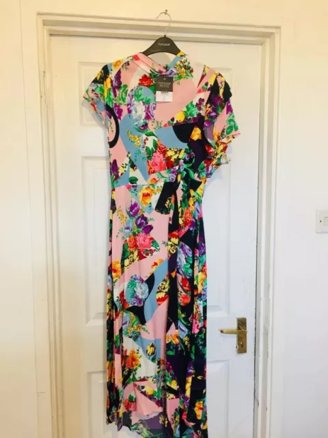 Topshop Petit Size 8, Floral Dress, New with Tags RRP £49  .