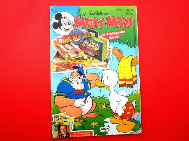 Comic MICKY MAUS  Heft 11 1994 mit Beilage