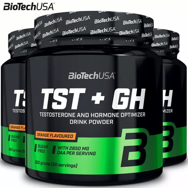 TST + GH BEVANDA IN POLVERE 300 g aumenta il testosterone e la crescita muscolare