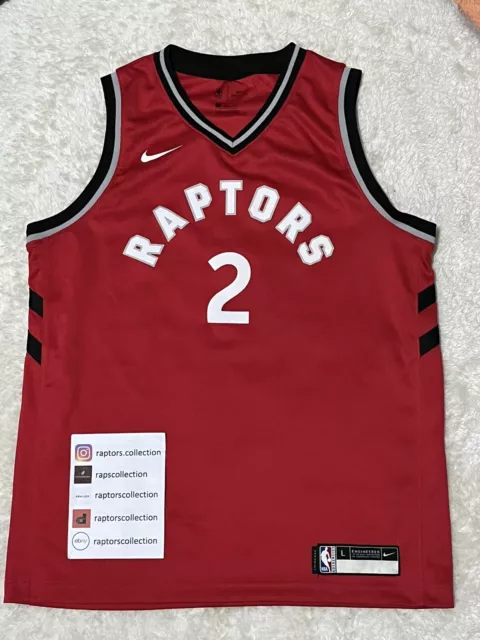 EUC Nike Toronto Raptors Kawhi Leonard Icon Swingman Jersey Youth Large L  14/16