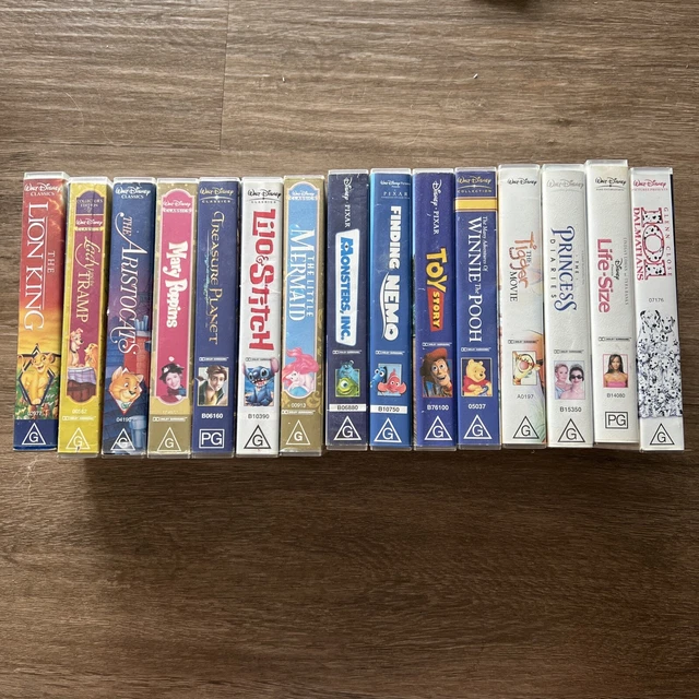 15 X WALT disney Childrens VHS video tapes movies films bulk bundle