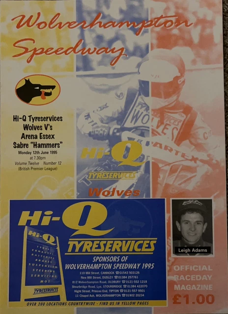 12/6/1995 Wolverhampton vs Arena-Essex