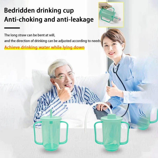 SPILL PROOF CUPS For Adults Sippy Cups For Elderly Cup With Handle £12. ...
