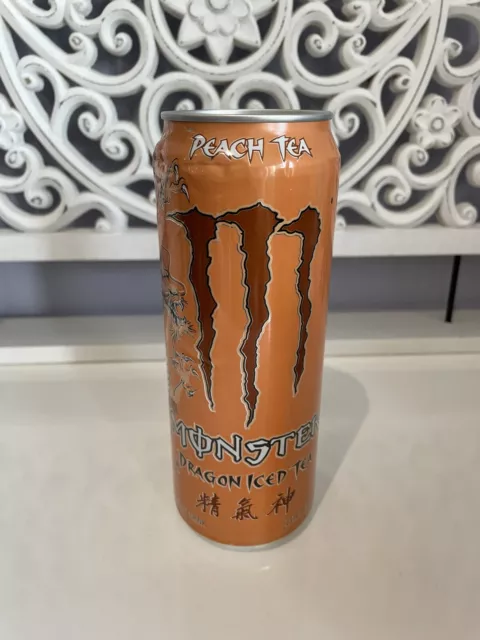 Monster Energy Drink Monster Dragon Iced Tea Peach Tea USA VOLL ! RAR Sammler