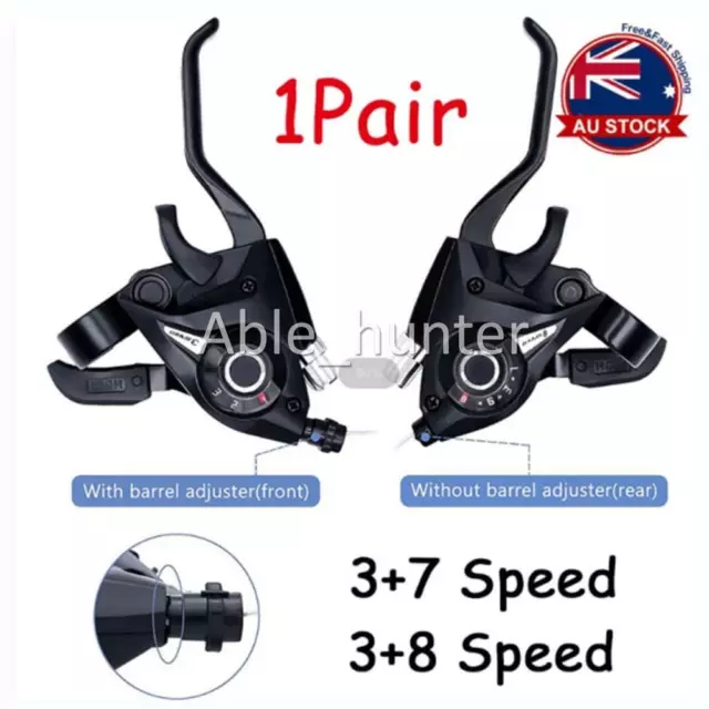 Bicycle Mountain Bike Brake Gear Shifters Lever Transmission 3 7 8 Speed ST-EF51