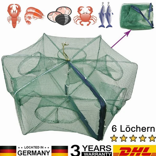 FALTBAR REUSE ANGELN Fischfalle Köderfischreuse