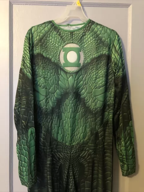 Green Lantern Tomar-Re Men's Large Green 38-40 Costume Jumpsuit 3