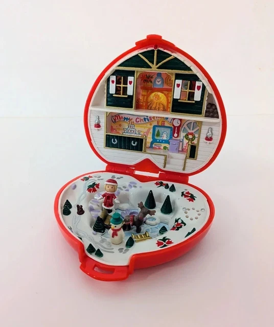 Polly pocket bluebird from 1989 christmas theme Red Plastic